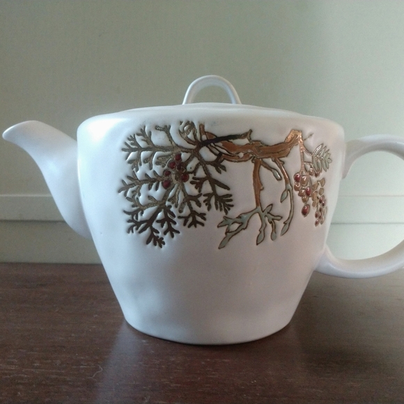 2017 Spectrum Designz White Teapot Floral/Woodland - Picture 11 of 11